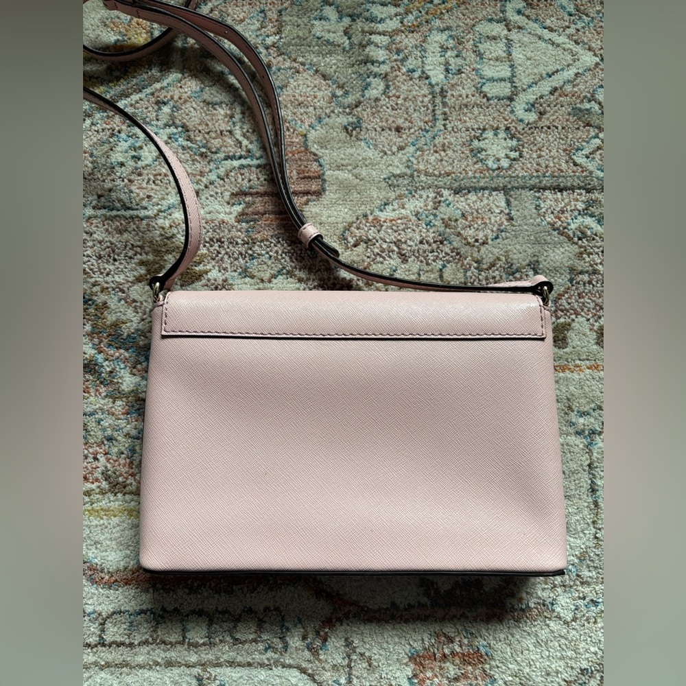 Like-New Kate Spade Envelope Crossbody Light Pink - Picture 3 of 4